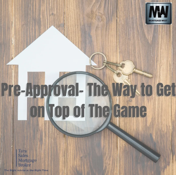 PRE-APPROVAL-THE WAY TO GET ON TOP OF THE GAME